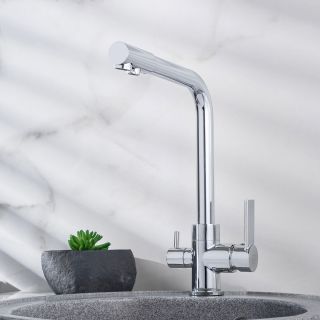 Смеситель для кухни РМС SL130-015F eco с подключением фильтра хром